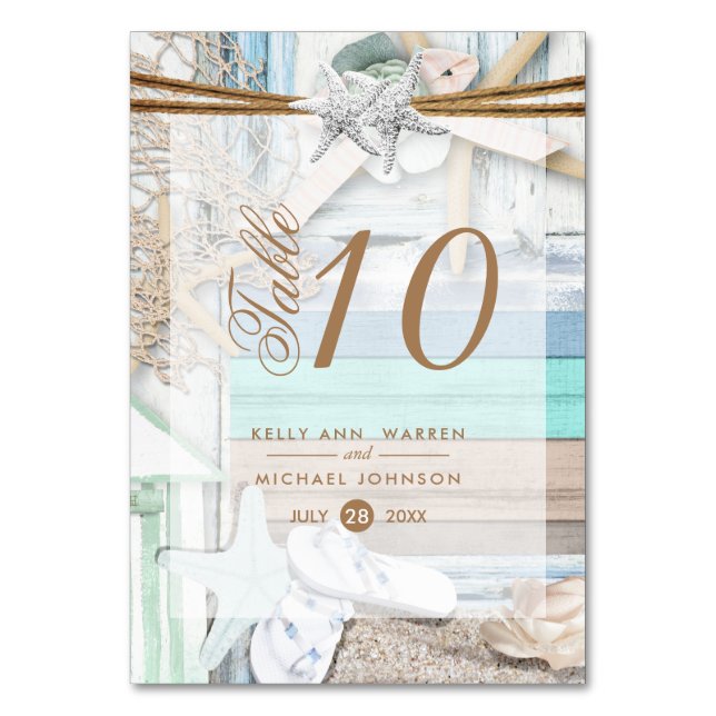 Casamento de fachada - Cartão de Mesa (Frente)