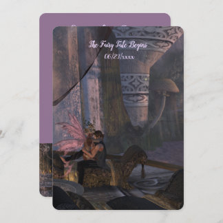 Casamento De Fadas - Guardar O Cartão De Data De F