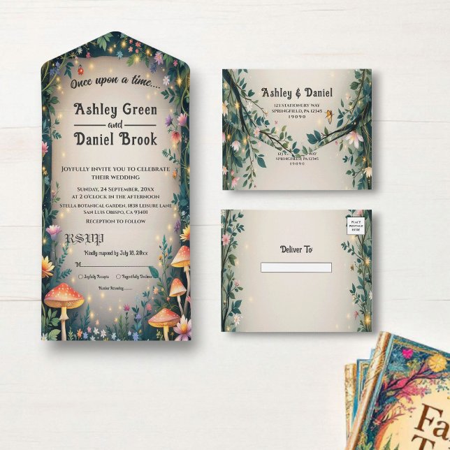 Casamento de Fairytales Florais da Floresta Encant (Criador carregado)