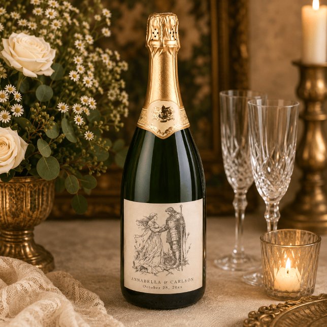 Casamento de Fantasia Medieval Vintage Preto Etchi (Criador carregado)