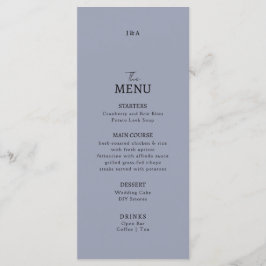 Casamento de Flat Menu Minimalista.