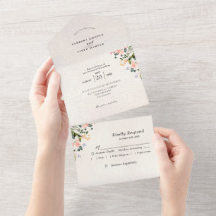 Casamento de Flor Selvagem Sem Costura