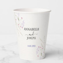 Casamento de flores de aquarela minimalista branca