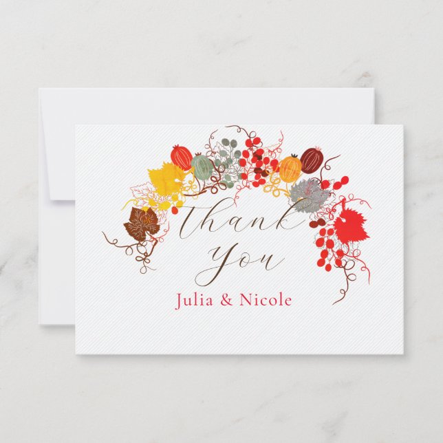 Casamento de Flores de Uvas de Berry Doce e Beijo (Frente)