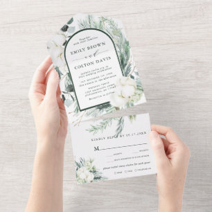 Casamento de Flores Evergreen & Cotton