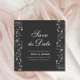 Casamento de Flores Selvagem Guardar a Data WF1