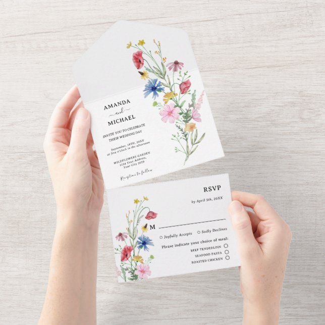 Casamento de Flores Silvestres (Aba destacável)
