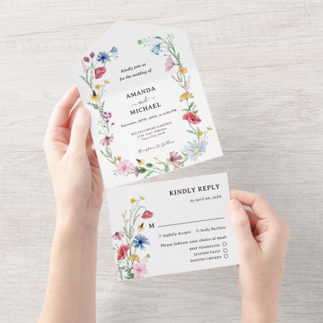 Casamento de Flores Silvestres (Aba destacável)