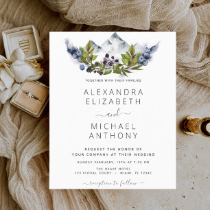 Casamento de Floresta de Montanhas Russas do Orça