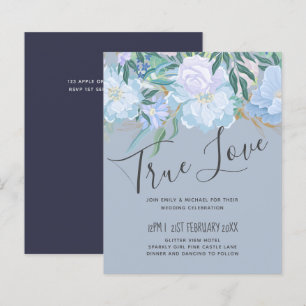 Casamento de Folhagem AZUL de Orçamento