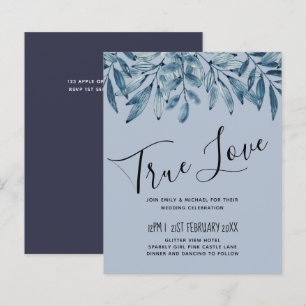Casamento de Folhagem AZUL de Orçamento