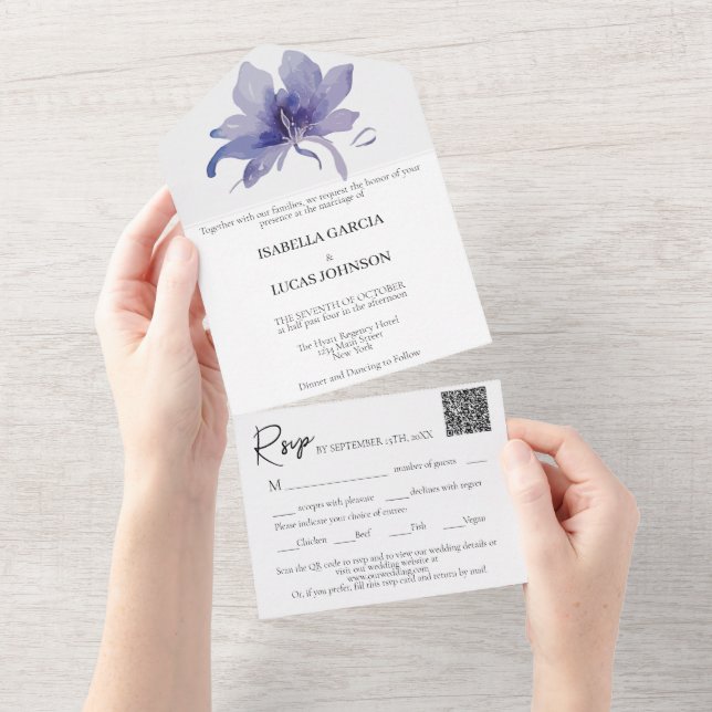 Casamento de Folhas de Íris Roxo (Tearaway)