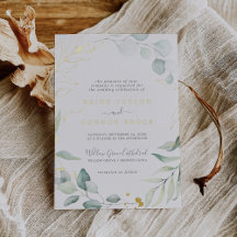 Casamento de Folhas de Ouro e Verdura Arejada com