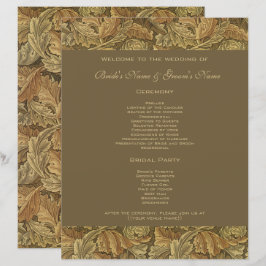 Casamento de Folhas de Outono Quentes Vitorianas A