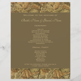 Casamento de Folhas de Outono Quentes Vitorianas A