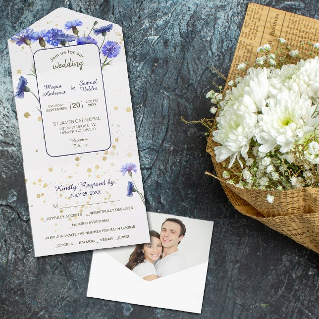 Casamento de Foto de Cornflower Azul (Criador carregado)