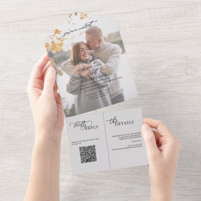 Casamento de Foto Elegante (Aba destacável)