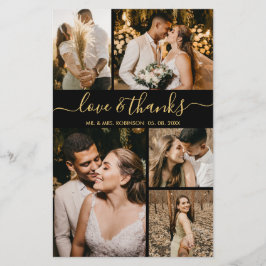 Casamento de Foto Elegante de Orçamento Obrigado F