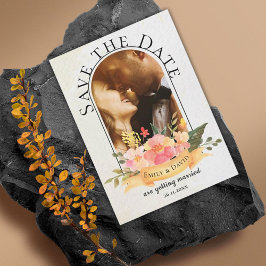 Casamento de Foto em Arco Floral de Watercolor Sal