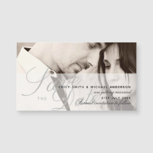 Casamento de FOTO Magnética Salvar o TEXTO DE SOB