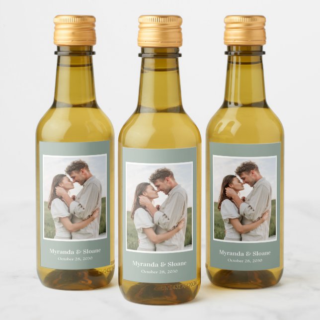 Casamento de Foto Moderna (Garrafas)