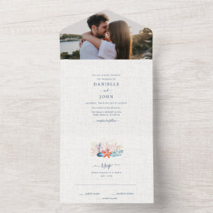 Casamento de Foto Simples de Seashell Beach