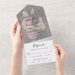 Casamento de Fotografia de Script Elegante Casual