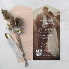 Casamento de Fotografia do Código QR de Pessegueir