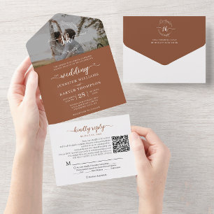 Casamento de Fotografia do Código QR do Elegante T