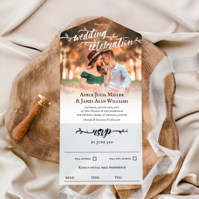 Casamento de Fotografia do Script de Pincel Rustic (Criador carregado)