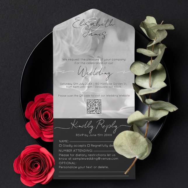 Casamento de Fotografias de Script Elegante Modern (Criador carregado)