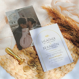 Casamento de Fotografias Douradas e Elegantes