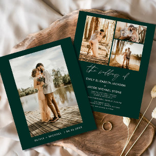 Casamento de Fotografias Minimalista Emerald Green