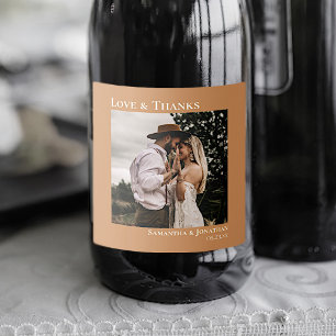 Casamento de Fotos com Obrigados e Amor