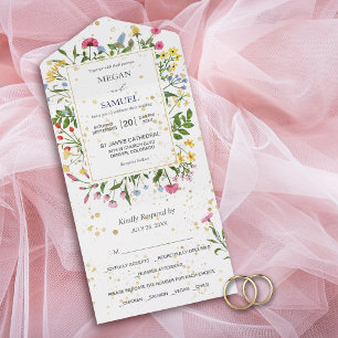 Casamento de Fotos de Flores Selvagens Whimsical