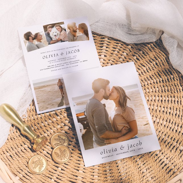 Casamento de Fotos Elegante Moderno e Minimalista (Criador carregado)