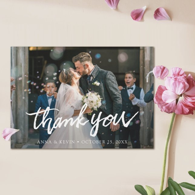 Casamento de Fotos Personalizado Obrigado Magnet (Criador carregado)