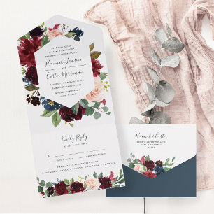 Casamento de Frame Floral Radiante Bloom