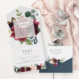 Casamento de Frame Floral Radiante Bloom