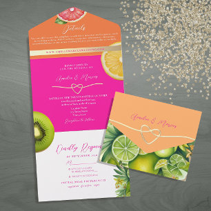 Casamento de Frutas Cítricas Modernas