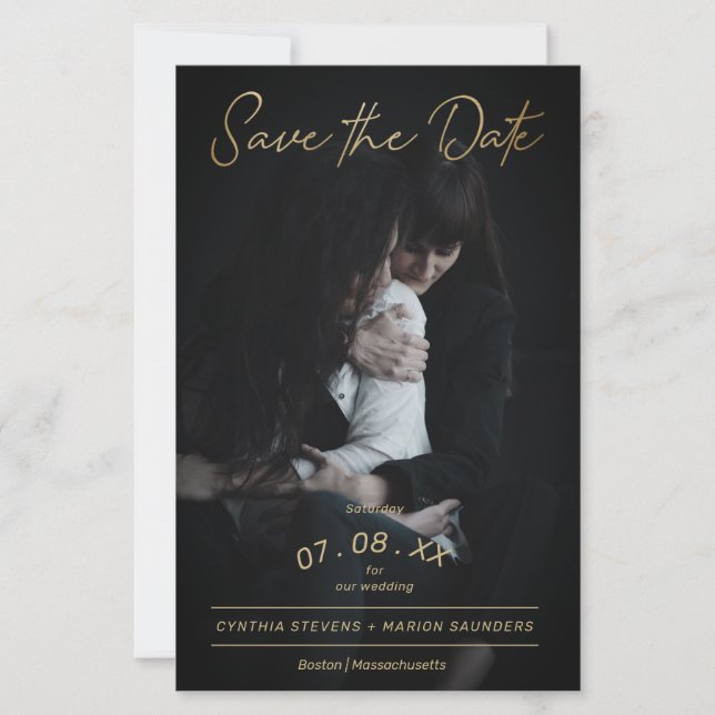 Casamento de Gay Lésbica com Casal de Script Doura (Frente)