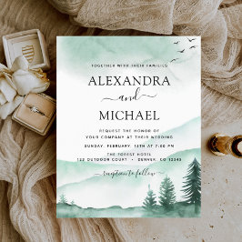 Casamento de Granja Rústica da Montanha do Orçamen