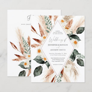 Casamento de Grass de Cobre de Orçamento Boho