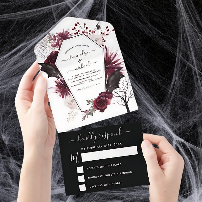 Casamento de Halloween O outono cai no escuro Borg (Criador carregado)