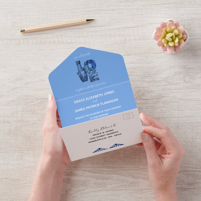 Casamento de Hydrangeas Azul Periwinkle (Video)