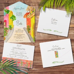 Casamento de Jardim Escorregadio de Aves Exóticas 