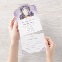 Casamento de Jardim lavanda com Rsvp