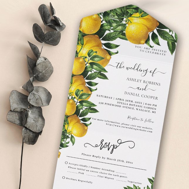 Casamento de Limão Themed Citrusy (Criador carregado)