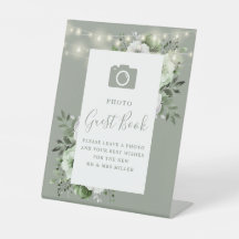 Casamento De Livro De Convidado Da Foto Floral Rus