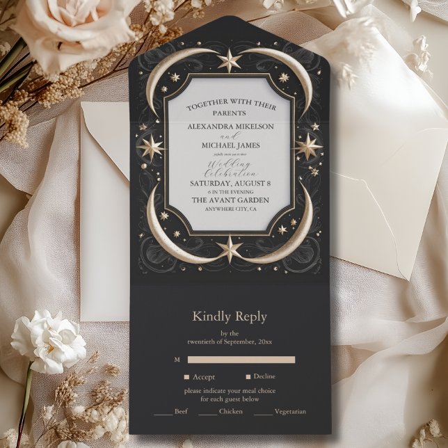 Casamento de Lua das Estrelas Negras Celestiais (Criador carregado)